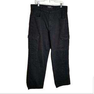 Clock House Wide Leg Cargo Pants Men's W36xL31.5 EU 44 Straight Leg Cotton
